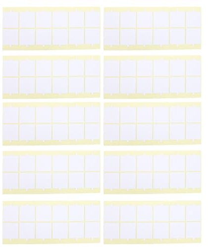 NOENNULL 10er-Set Akustik-Schallschutz-Schaumstoff-Montageband, Doppelseitig Klebend, Quadratisch, 40 X 40 X 1 Mm
