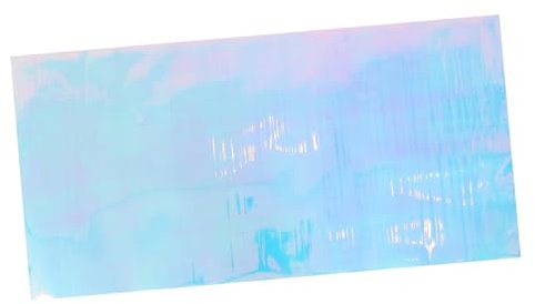 Anneome Transparentes Regenbogen-PVC-filmstoff Mehrfarbige Holografische Bastelfolie Für DIY Vielseitig Einsetzbar Dekorativ Und Kreativ Für Taschen Kleidung Und Geschenkverpackungen