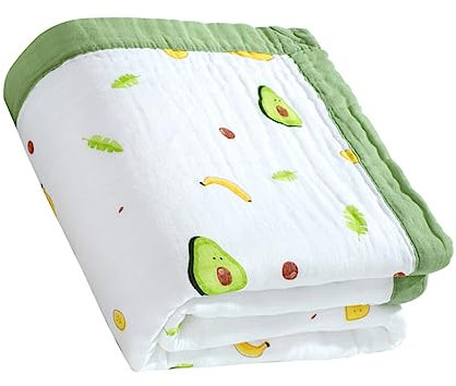 SHOWERORO Badetuch Für Avocado Design Junge Mädchen Handtuch Säuglingsbadetücher Baumwolle Kinderbadetuch Neugeborenen Handtuch