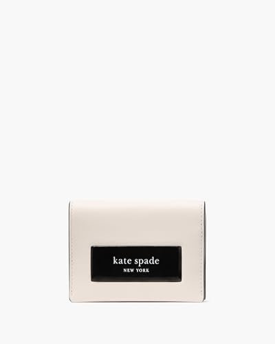 kate spade new york Label Geldbörse aus Glattleder, pargament, Einheitsgröße