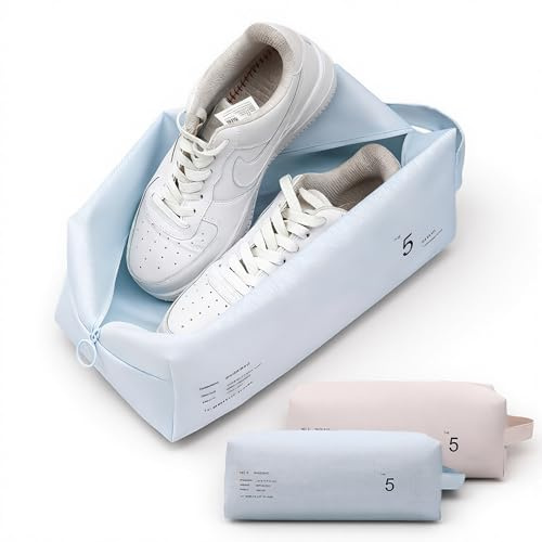 Bolsa de Zapatos de Viaje Impermeable, Bolsa Deportiva con Cremallera