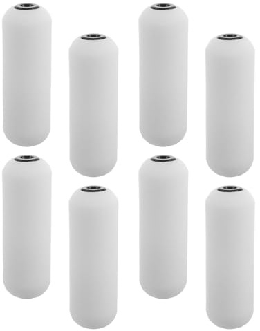 CONGARTENO Applicatore di Lozione Corpo 8 Pezzi Spugna Bianca, Leggero per Uso Quotidiano, Rullo per Applicazione Uniforme della Crema la Pelle