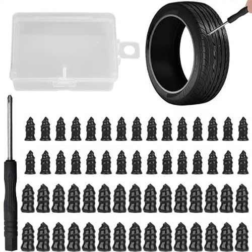 VIGOEXPRESS VulcoFix Kit de réparation de pneus de voiture avec clous de réparation à dégagement rapide - Kit de réparation de pneus pour voiture, moto et voiture