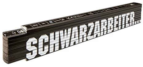 Mètre pliant Stabila Type 707 P Schwarzarbeiter 16550 2 m Hêtre