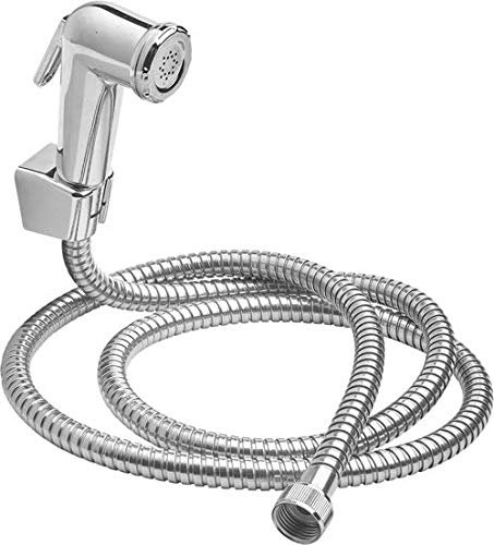 MAURER DOCCETTA cromata con Pulsante + Tubo Shut-off Doccia Bagno
