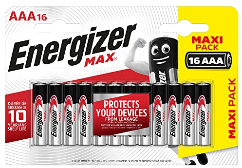 Blister Pack of 16 AA Batteries - Energizer Max