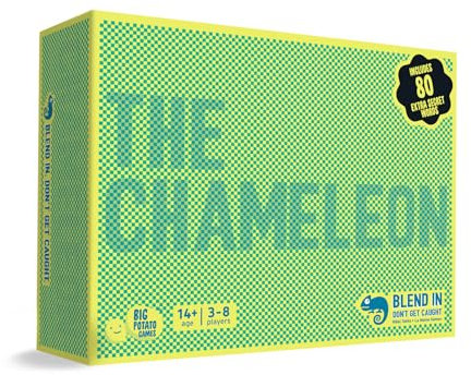 The Chameleon: Find the Traitor | Award-Winning Board Game for Families & Friends for 3-8 Players, with extra online exclusive content