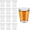 LPAMABA 12er Set 32ml/3cl Schnapsgläser Glas Shotgläser Kleine Likörgläser Transparent Shot Gläser Spülmaschinenfest Dicke Basis Schnapsgläser für Party Festival Tequila Ouzo Vodka