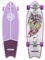 STAR SCOOTER Surf Skateboard Longboard Vintage Retro Cruiser High Speed Kugellager ABEC-11 Komplett Unisex | Rosa