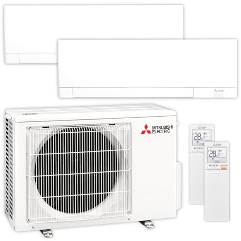 Mitsubishi by ThermoFLUX Multisplit Klimaanlage Set | MSZ-AY | 3,5 kW + 3,5 kW
