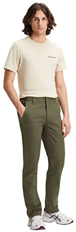 Dockers Herren Alpha Original Slim Hose, Dockers Olive, 31W / 30L