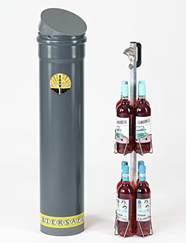 BIERSAFE WEINSAFE Outdoor – Frigorifero per vino e/o birra/bevande segreto, nascondiglio, refrigeratore senza corrente