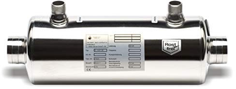 well2wellness® Dapra Wärmetauscher HWT 84 kW in Edelstahl