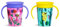 Munchkin WildLove Trainer Miracle 360 | Toddler Sippy Cup With Handles | BPA Free, Non Spill, Leakproof | 6oz/177 ml | 2 Pack | Lemur/Bee