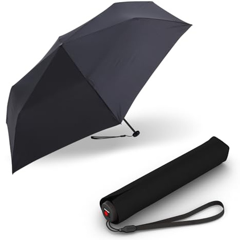 Knirps I.030 small manual paraguas de bolsillo I paraguas de bolsillo muy ligero que pesa sólo 115 g I pequeño paraguas de viaje I cabe en todos los bolsillos I estable con viento y lluvia