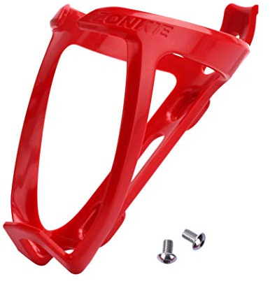 zonkie Cykelburar, plastcykel flaskhållare, väg, mountainbike flaska burar (röd)
