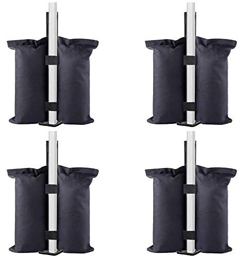 BEISUOSI Balance-Gewichtssandsäcke für Terrassenschirm, Pop-Up-Zelt, Baldachin und andere Möbel im Freien 4 Stück