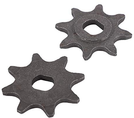 SANYIN Electric Scooter 8 Tooth Sprocket 410 Chain Motor 1/2Inch X1/8Inch Engine Chain Pinion 8T for MY1020 Motor