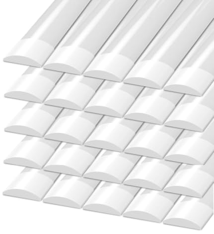 Ledvion 25er Set Feuchtraumleuchte LED 150cm 40W 2400lm 6500K IP20 | Koppelbar fuer Garage Werkstatt Keller und trockene Innenraeume mit einfacher Montage