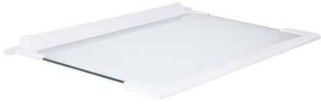 easyPART Kompatibel/Ersatz für Beko 4312240400 Glasplatte mitte für Kühlteil 495x297mm mit Leisten für KühlGefrierKombination