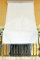 Tenda da Sole con Kit Ganci e Anelli in Tessuto Resistente da Esterno o Balcone Misura cm 140x250 Dis.5 Tinta Unita Colore Beige Panna