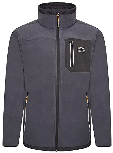 JCB - Trade Steel hel dragkedja fleece - fleecejacka män - arbete fleece män - herr fleecejackor hel dragkedja - herr arbetskläder - herrkläder, BLÅ, XXL