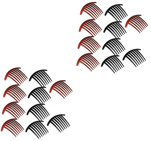 Angoily 20pcs Wide Tooth Comb Hairpin Comb for Women Moon Shape Clip Elegant Party Accessory