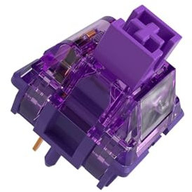 DucKey MMD Lavender Purple Pro Switch, Interrupteur Tactile Diffuseur LED 5pin Pré-lubrifié pour Clavier Mécanique Personnalisé(70PCS)
