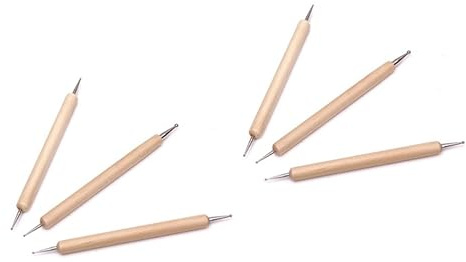 Anneome 6pezzi per Goffratura Inossidabile per Artistici Embossing e Decorazione