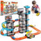 Race Car Ramp Track Toys Sets - Parking Garage Toy Playset, Kids Car Garage Toy Set, Double Layered Circular Track, Race Car Ramp Track Toy, Easy Assembly Toy, Gift for Kids