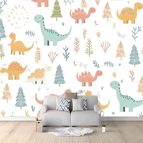 Vlies Fototapete 400 x 280 cm Fototapete Schlafzimmer Aquarell Einhorn Regenbogen Wohnzimmer Moderne Wandtapete Bildtapete Effekt Wand Dekoration Rosa
