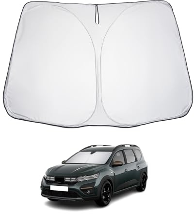 LUWU Protezione Solare Auto per Dacia Sandero 3 / Stepway III/Jogger 2021-2025 2026 Parasole Parabrezza Interno Raffreddamento e Protezione UV