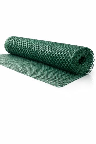 Natte Grille Antidérapante pour Robot Tondeuse – Protection Pelouse 5 x 1 m – Tapis pour Entrée de Station – Protège Gazon et Stabilise Le Sol (Grille)