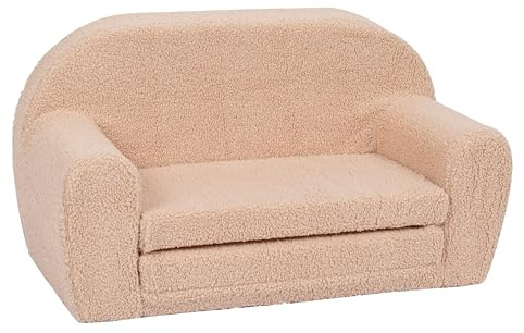 Knorrtoys 75034 – barnsoffa – mjuk plysch beige