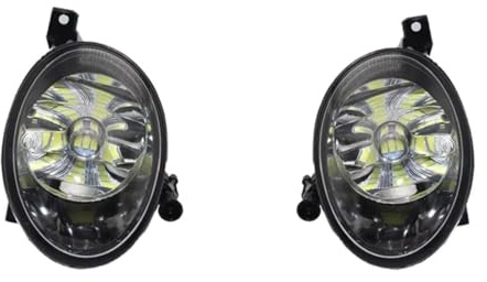 Feoosvx Luci Antinebbia Per Golf 6 Per MK6 Per Cabriolet Fari Fendinebbia A LED Copertura Griglia Cornice Alogeni Guida Fendinebbia(LED fog)