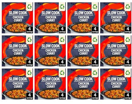 Slow Cook Chicken Curry Recipe Mix, 33g, No Artificial Colours, Pack of 12