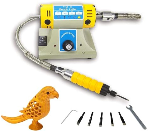 280W Electric Wood Carving Tool | Professional Wood Chisel with Polishing & Grinding Wheel | 220V Multi-Purpose Carver for Hobby & Workshop