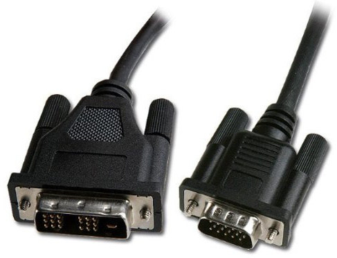 Connectland 0108063 5m VGA HD15M DVI-I Cable de Monitor