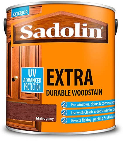 Sadolin 2.5 Litre Extra Durable Woodstain Mahogany