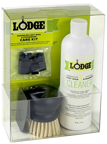 Lodge a-caree1 smaltato in ghisa e gres Care Kit, plastica, colori assortiti