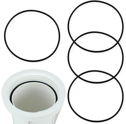 Captain O-Ring – Replacement 3.5” O-Rings for APEC Essence, Ultimate Reverse Osmosis RO Water Filter Housings (4 Pack) (Version A (O-Ring-Set))