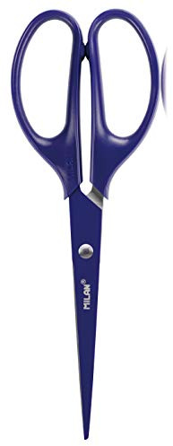 BLISTER TIJERAS OFICINA ACID AZUL 17CM MILAN