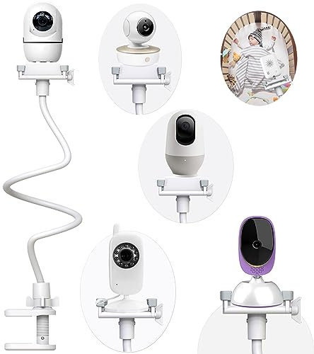 Soporte para Vigilabebes Universal | Ajustable Soporte para Cámara Monitor de Bebé Compatible con HelloBaby/Blemil/nooie/BOIFUN/momcozy/GHB/ | for 1/4 la Mayoría de Vigilabebes (33.4inch)
