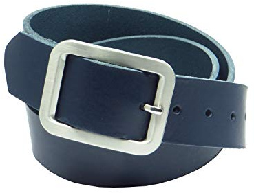 Kollektion Chrissys-in Ledergürtel blau aus Rindleder 4 cm breit aus eigener Fertigung (90)