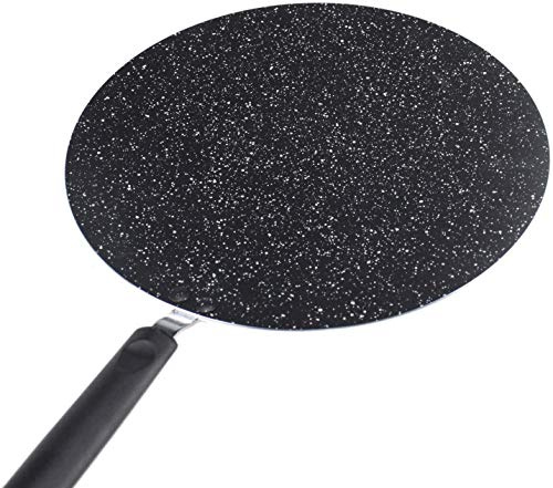 Bargain House - Flat Tawa Non-Stick Marble Coating Roti Dosa Tawa Pancake Maker Crepe Pan Premium Quality (Flat Tawa, 30cm)