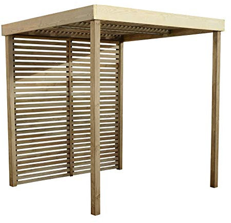 Forest Garden Modular Pergola with 1 Side Panel Pack