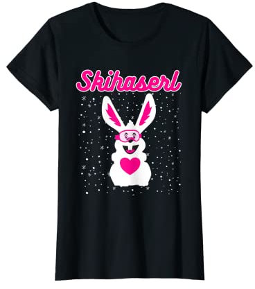 Skihaserl Aprés Ski Outfit Skihase Skihäschen T-Shirt