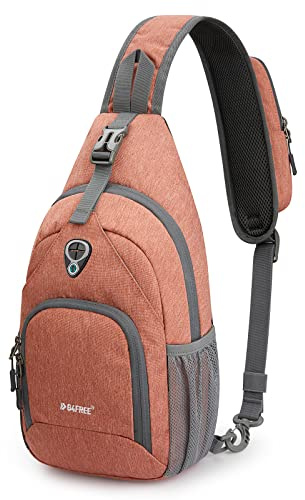 G4Free Brusttasche Schulterrucksack Sling Bags | Umhängetasche Crossbody Herren Damen für Reise Wandern Radfahren Laufen Klettern