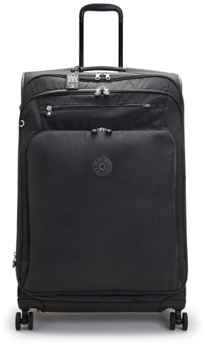 Kipling NEW YOURI SPIN L Grande toupie extensible, verticale, Black Noir (Noir)
