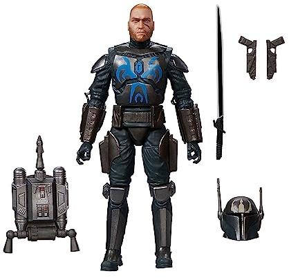 Hasbro Star Wars The Black Series Pre Vizsla, 15 cm große Action-Figur zu Star Wars: The Clone Wars | Star Wars The Black Series Disney+ Ahsoka 15,2 cm Actionfigur Box Art (2023 Wave 3A) - Pre Vizsla